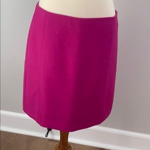 Fuchsia pencil skirt